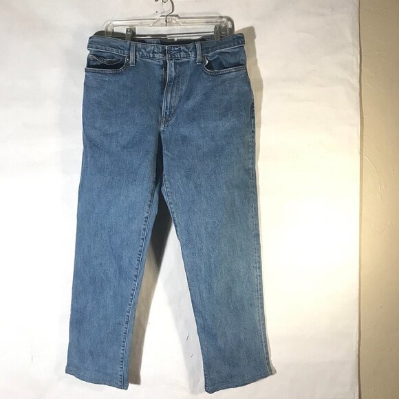 Lands End Jeans Mens Mans Blue Denim Size 42 EUC - Picture 6 of 6